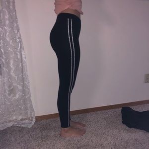 Pink Striped Side Leggings Size XS